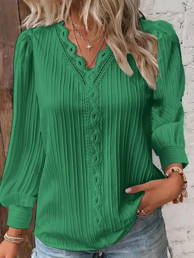 Blusa Cuello En V - Colección 2026