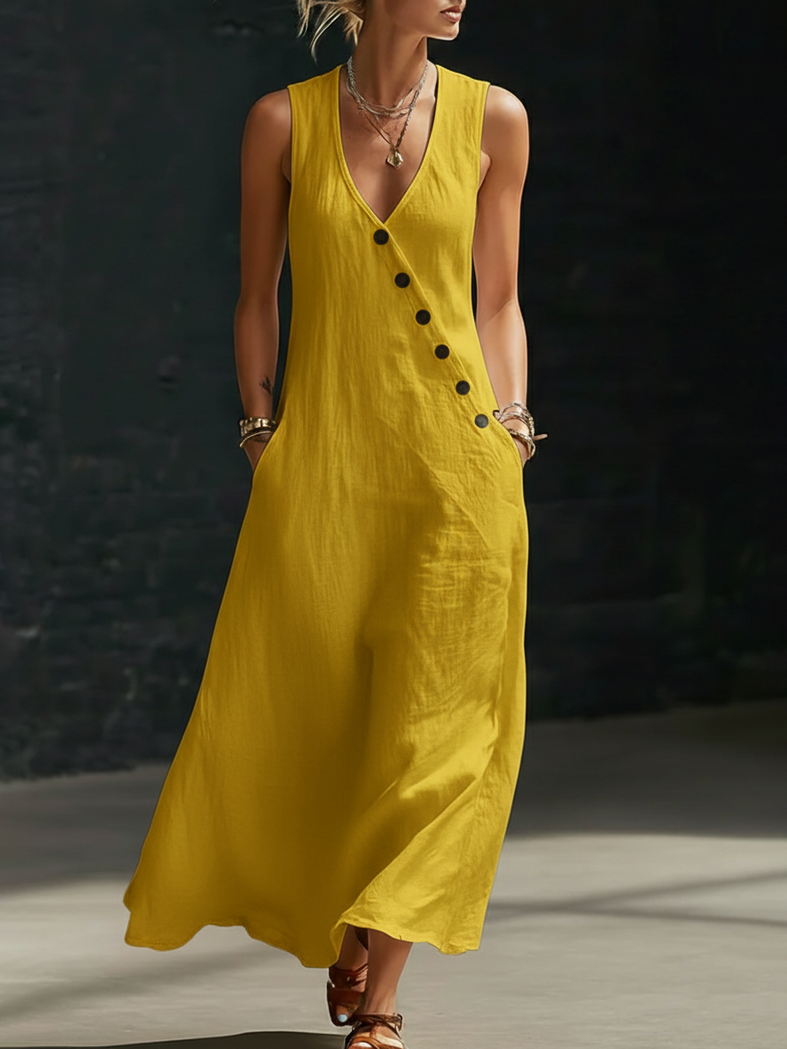 Vestido Zen Lino - Colección 2026