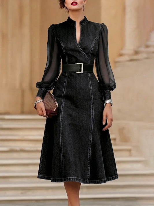 Vestido Denim Moderno - Colección 2026