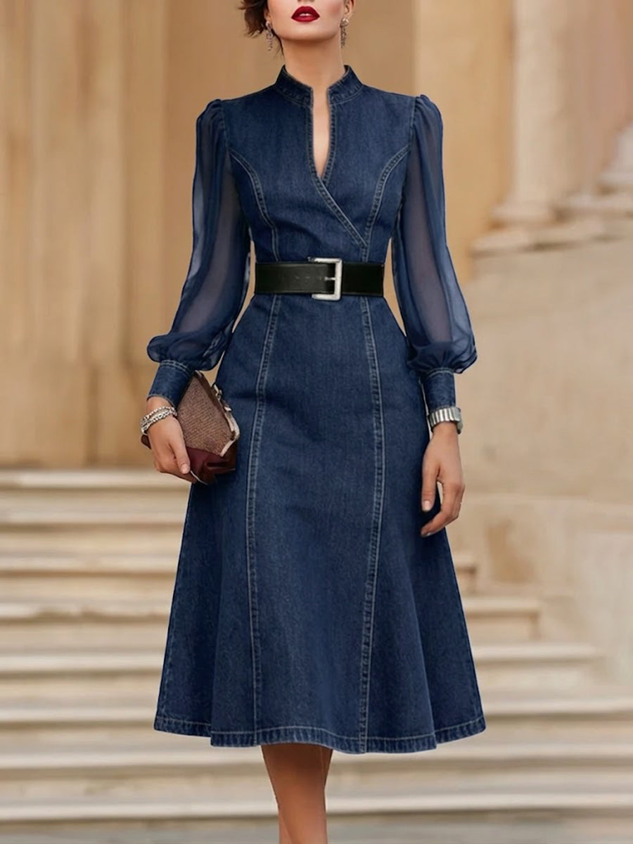 Vestido Denim Moderno - Colección 2026