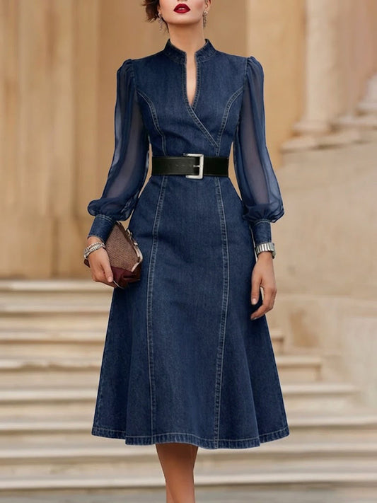 Vestido Denim Moderno - Colección 2026