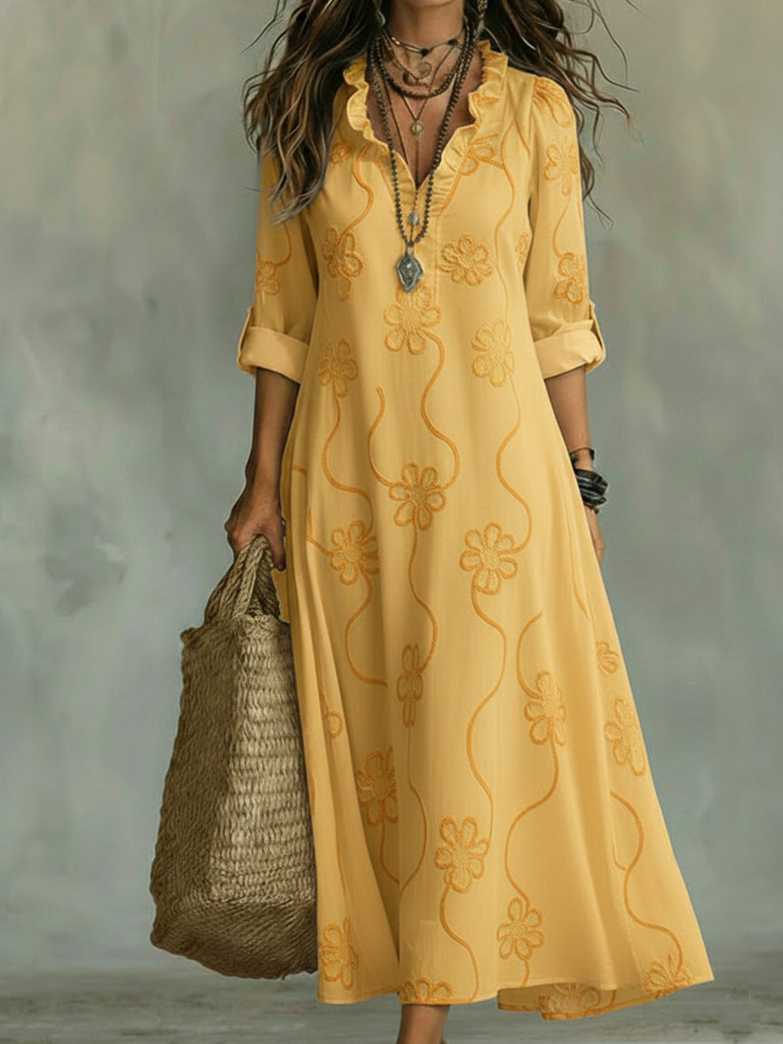 Vestido Estampado Floral - Colección 2026